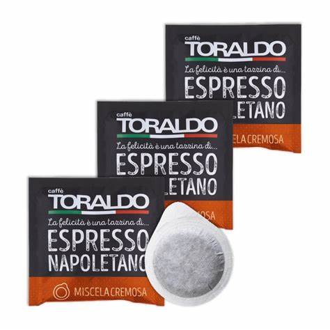 TORALDO | Cialde di Carta ESE 44 mm | Miscela Cremosa - 50 pz