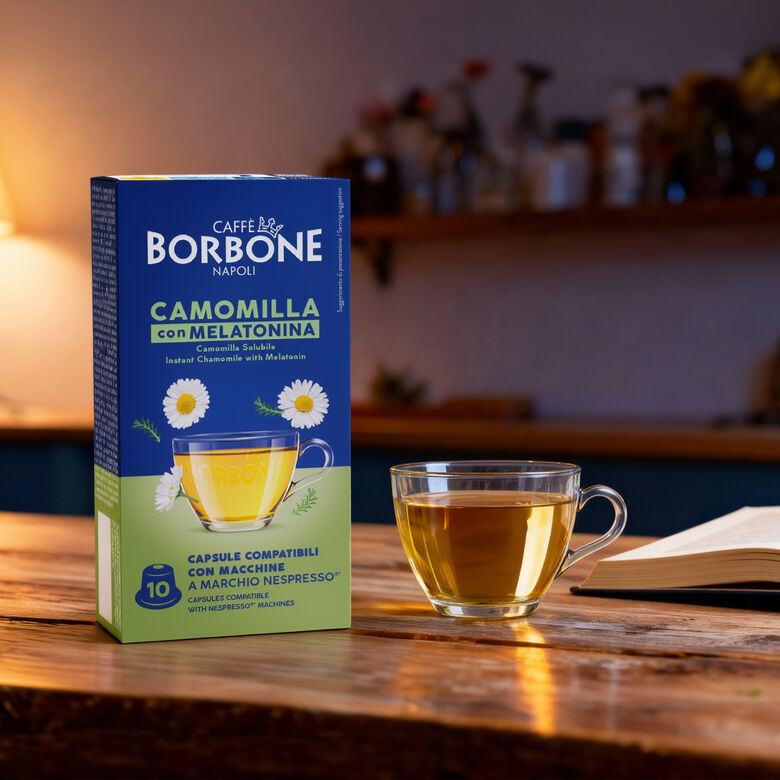 Borbone Nespresso® Compatible Capsules – Chamomile and Melatonin – 10 pcs