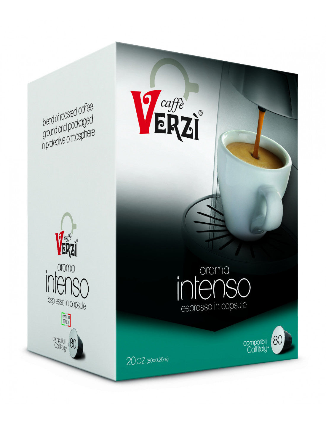 Verzì Capsule Compatibili Caffitaly® – Miscela Intenso – 80 pz