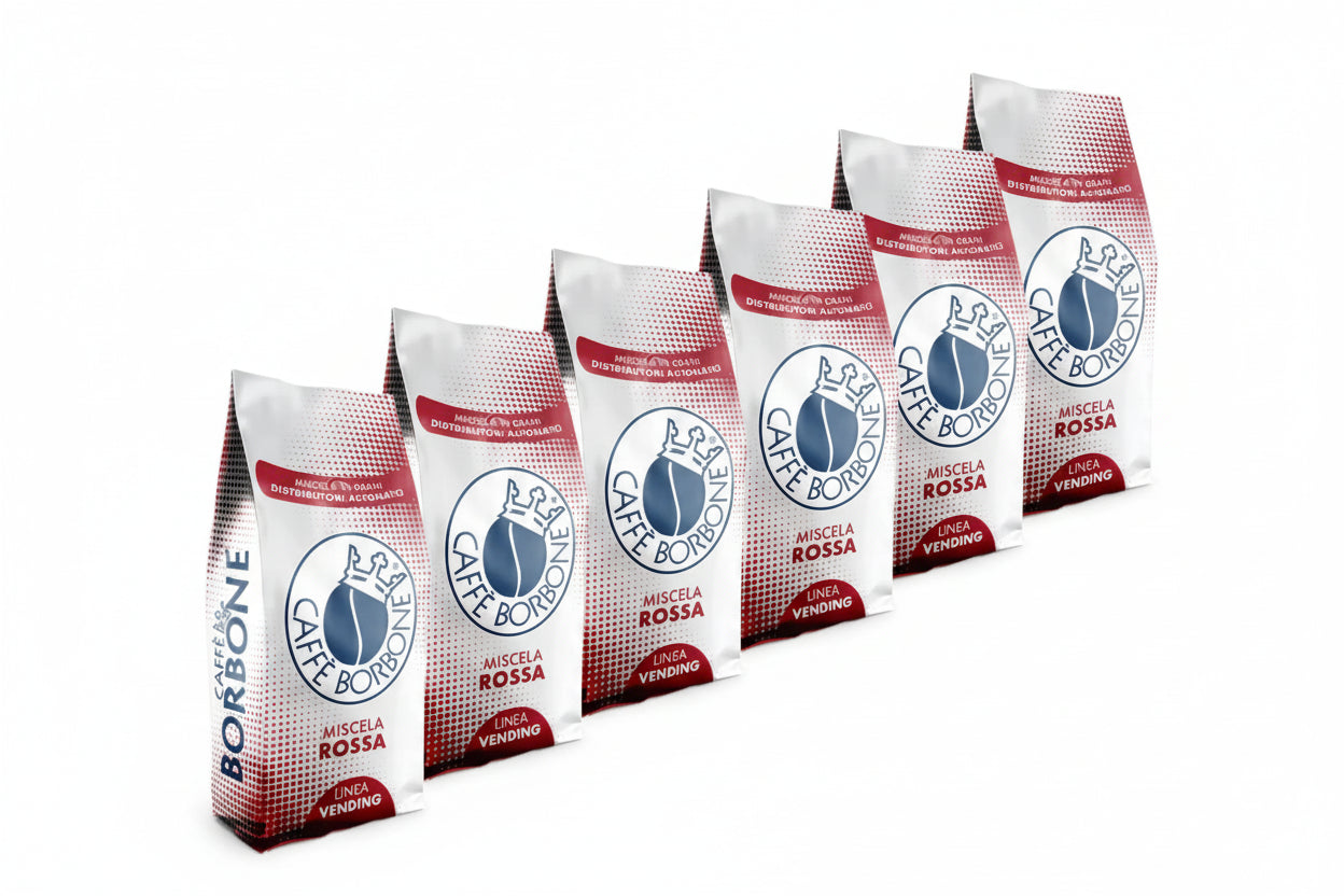Borbone Caffè in Grani – Linea Vending Miscela Rossa – 1 kg