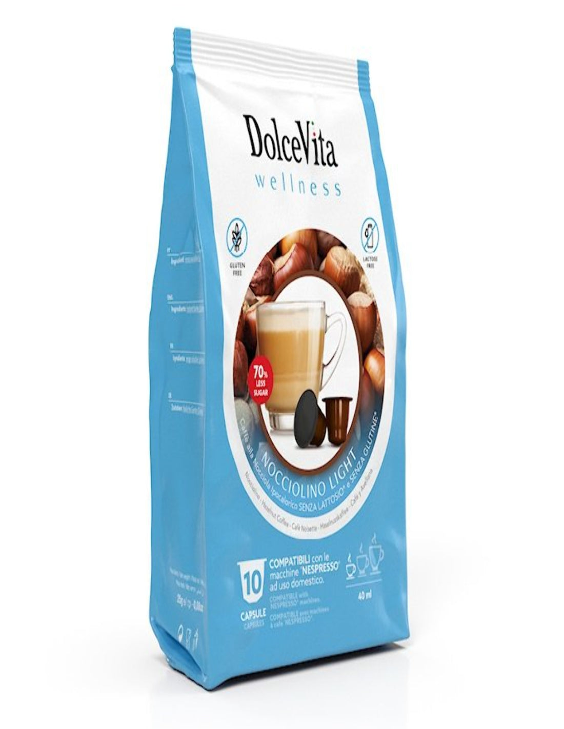Dolce Vita Capsule Compatibili Nespresso® - Light Nocciolino - 10pz