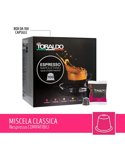 Toraldo Capsule Compatibili Nespresso® – 100 pz
