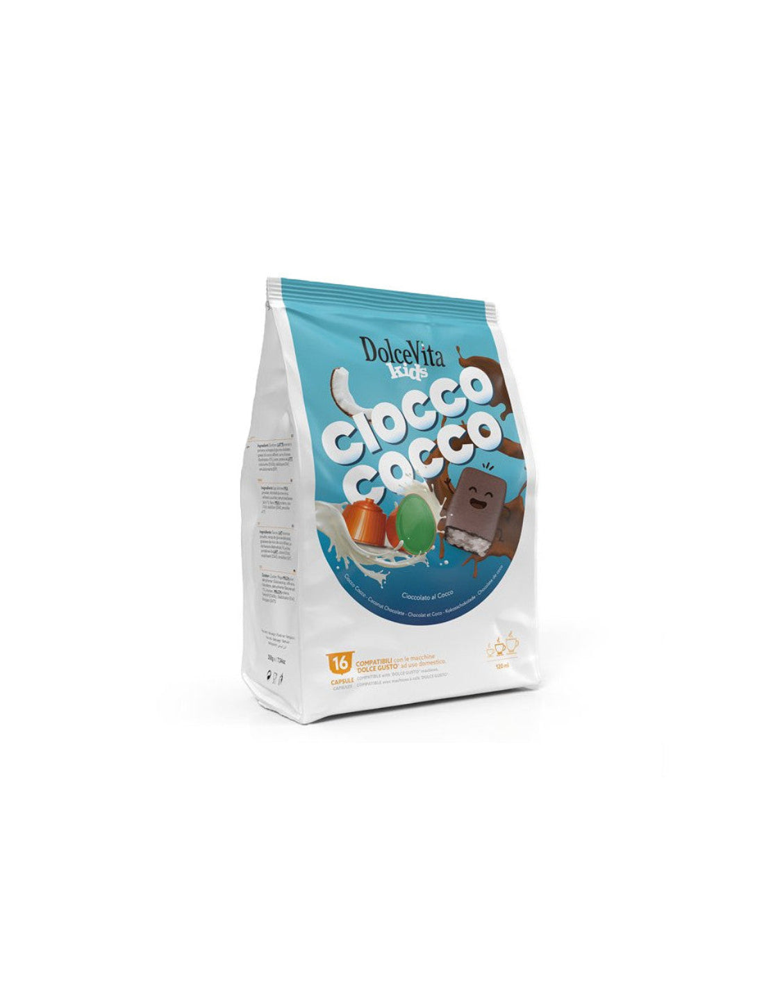 Dolce Vita Dolce Gusto® Cápsulas Compatibles – CioccoCocco – 16 uds