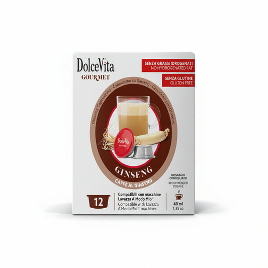 Dolce Vita Capsule Compatibili A Modo Mio® – Ginseng – 12 pz