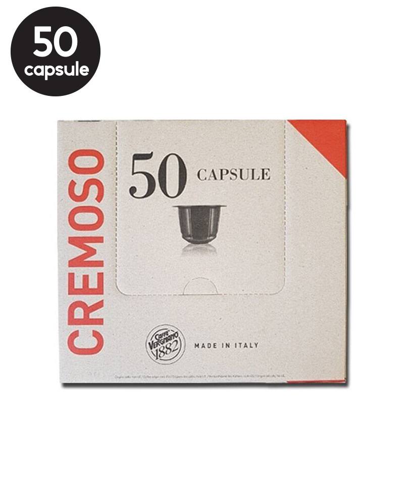 Caffè Vergnano | Compatibili Nespresso®* | Cremoso – 50 Capsule.