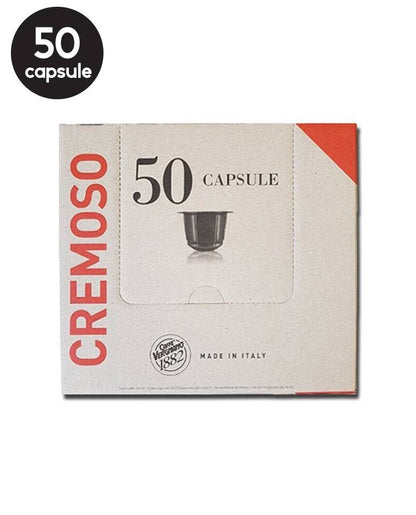 Caffè Vergnano | Compatibili Nespresso®* | Cremoso – 50 Capsule.