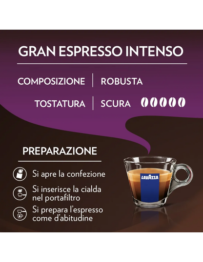 Lavazza Cialde ESE 44mm - Intenso - 150 pz