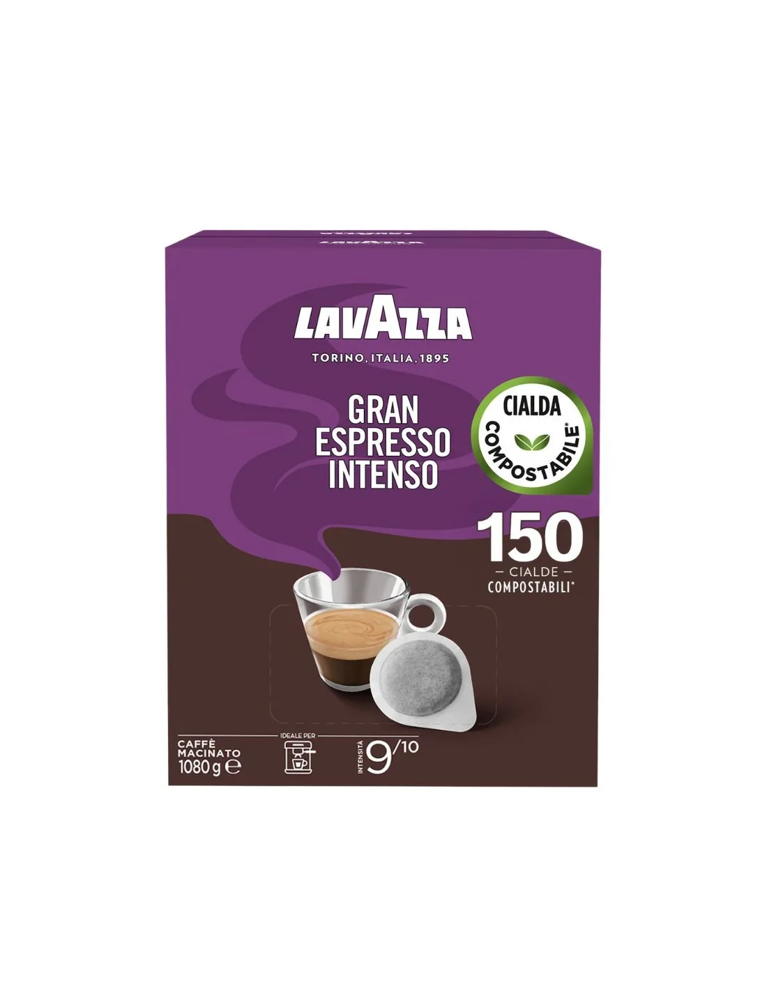 Lavazza Cialde ESE 44mm - Intenso - 150 pz