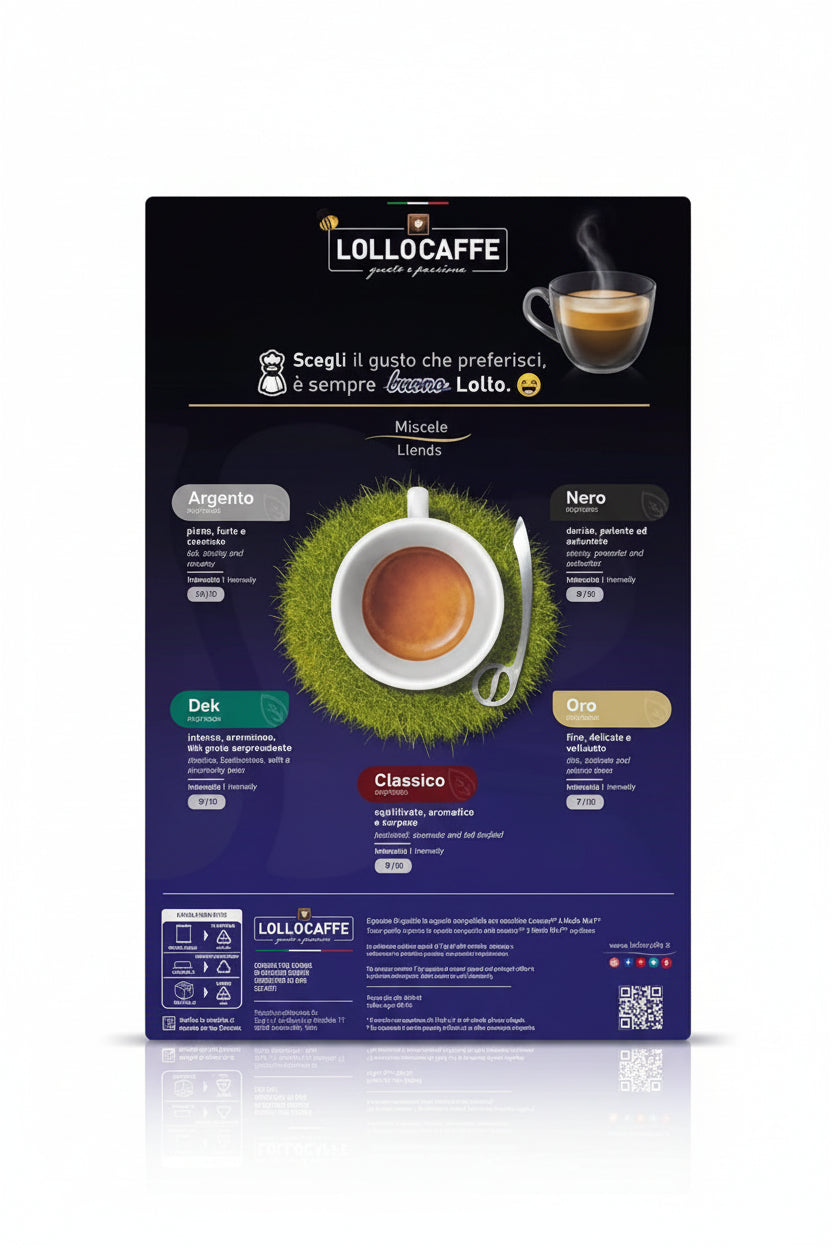 Lollo Caffè Capsule Compatibili A Modo Mio® – 100 pz