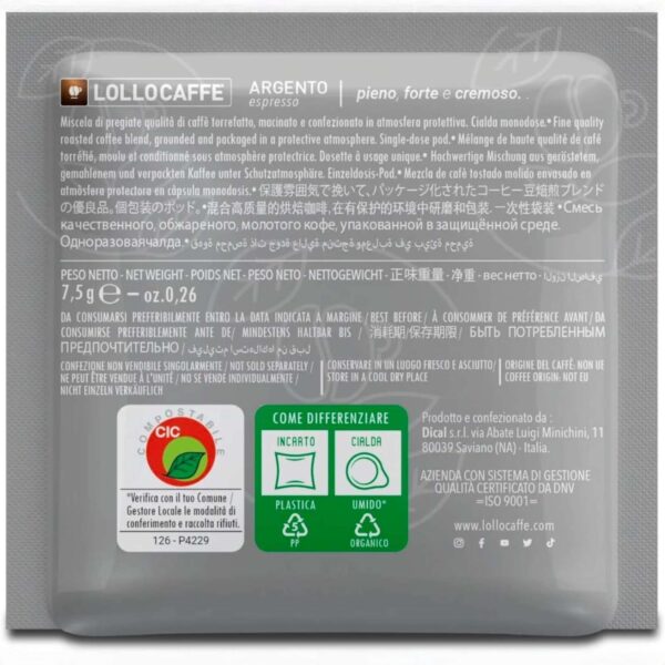 Lollo Caffè Cialde ESE 44mm