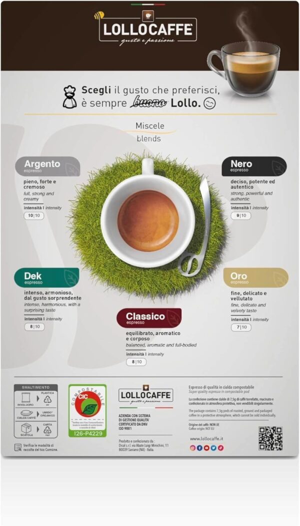 Lollo Caffè Cialde ESE 44mm