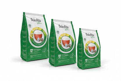Cápsulas Dolce Vita compatibles con Nespresso® – Desayuno inglés – 10 unidades