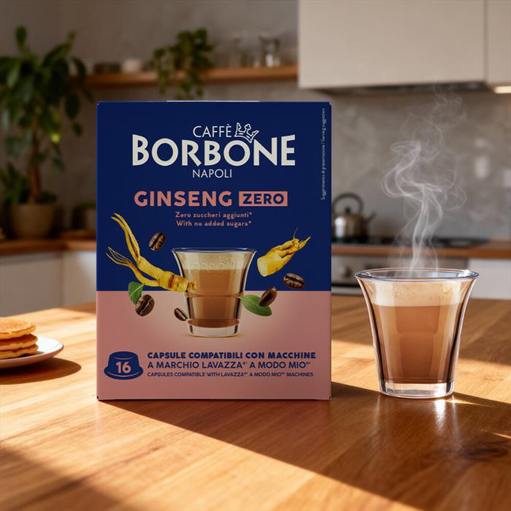 BORBONE Capsule Compatibili A Modo Mio® - Ginseng Zero - 16pz
