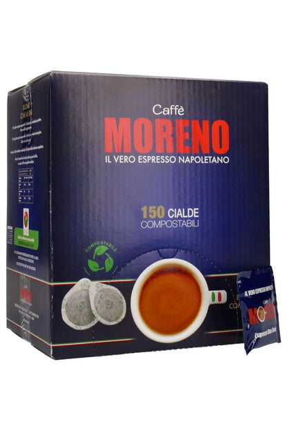 MORENO | Cialde di Carta ESE 44 mm | Miscela Blu - 150 pz