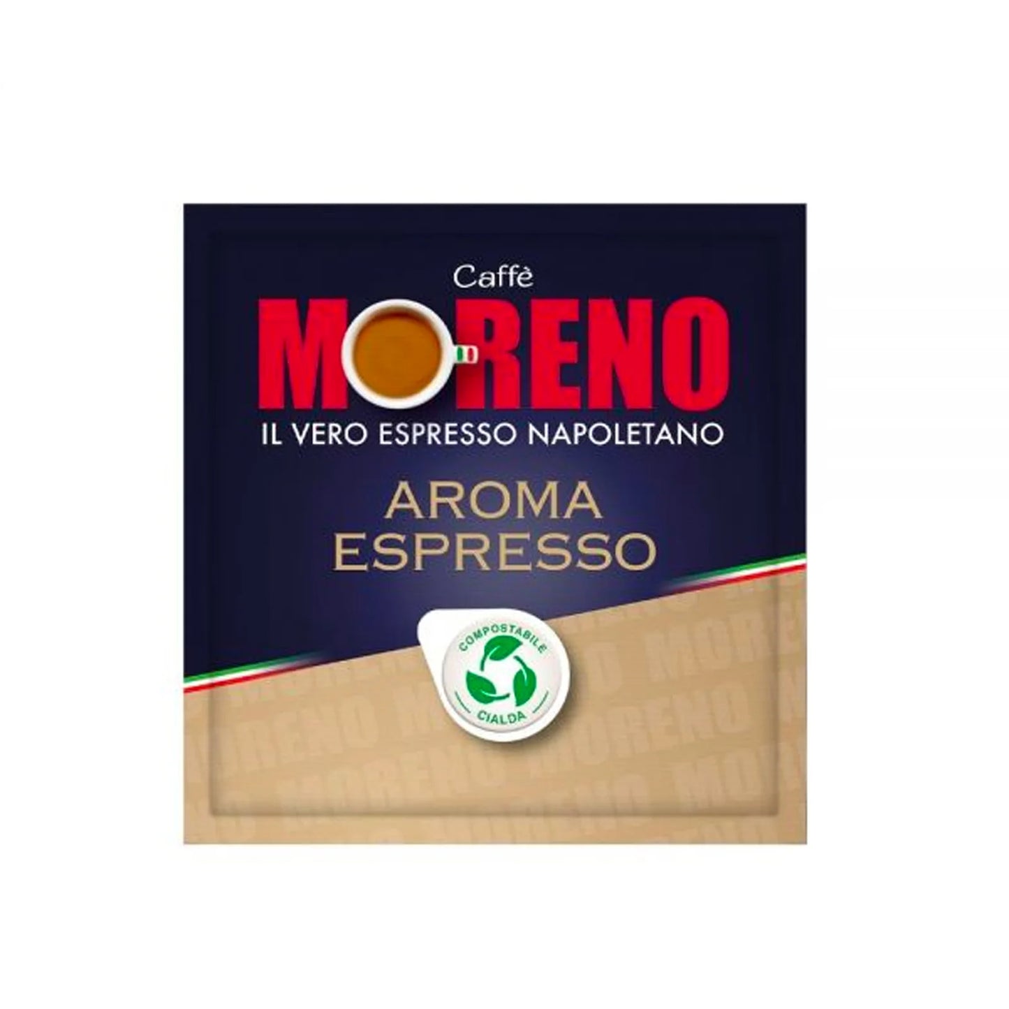 MORENO | Cialde di Carta ESE 44 mm | Miscela Espresso - 50 pz