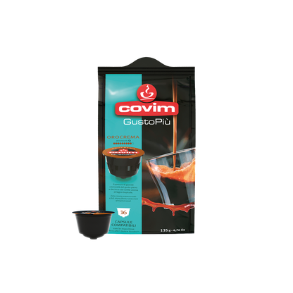 COVIM Capsule Compatibili Dolce Gusto® – Miscela Orocrema – 16 pz