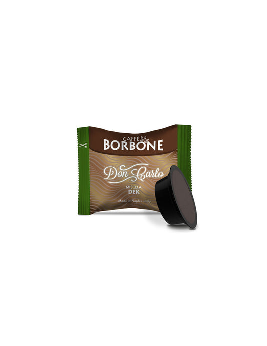 BORBONE | Compatibili A Modo Mio®* | DECAFFEINATO – 50 Capsule.