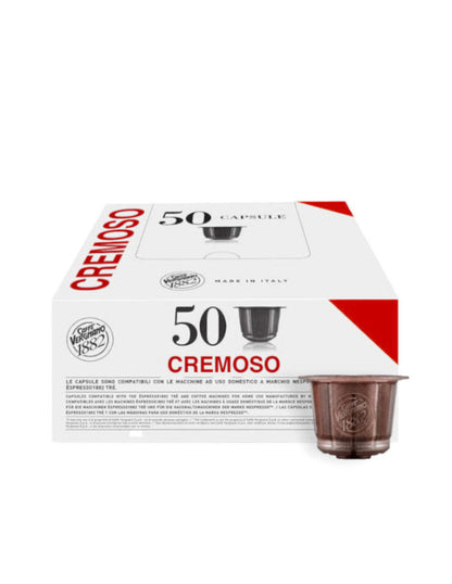 Caffè Vergnano Capsule Compatibili Nespresso® – Miscela Cremosa – 50 pz