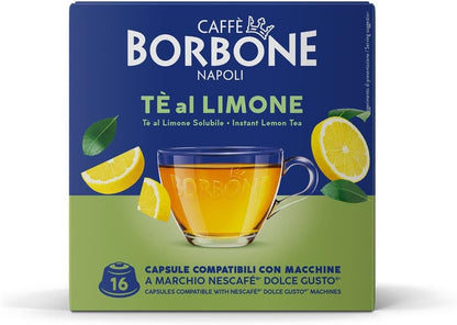 Borbone Capsule Compatibili Dolce Gusto® - Tè al Limone - 16 pz