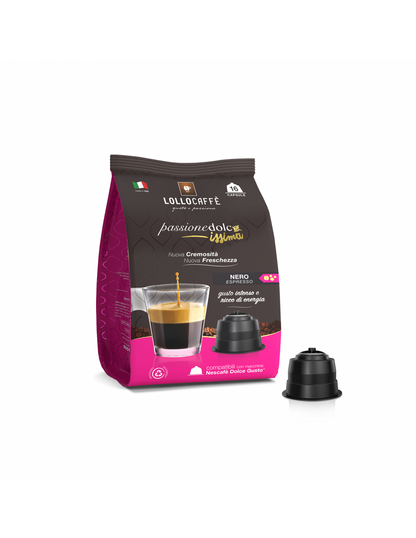 Lollo Capsule Compatibili Dolce Gusto® – Miscela Nera – 16 pz