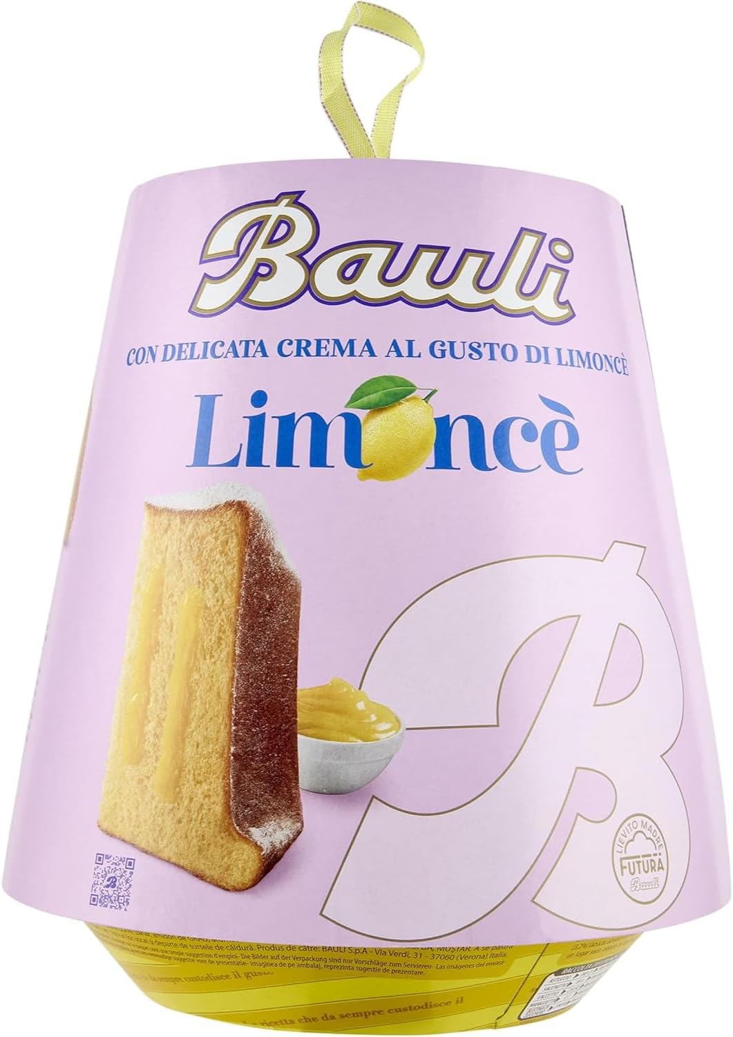 Bauli Pandoro Limoncé – Farcito con Crema al Limone
