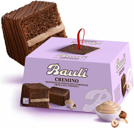 Bauli Cremino 750g – Torta al Cioccolato con Crema alla Nocciola