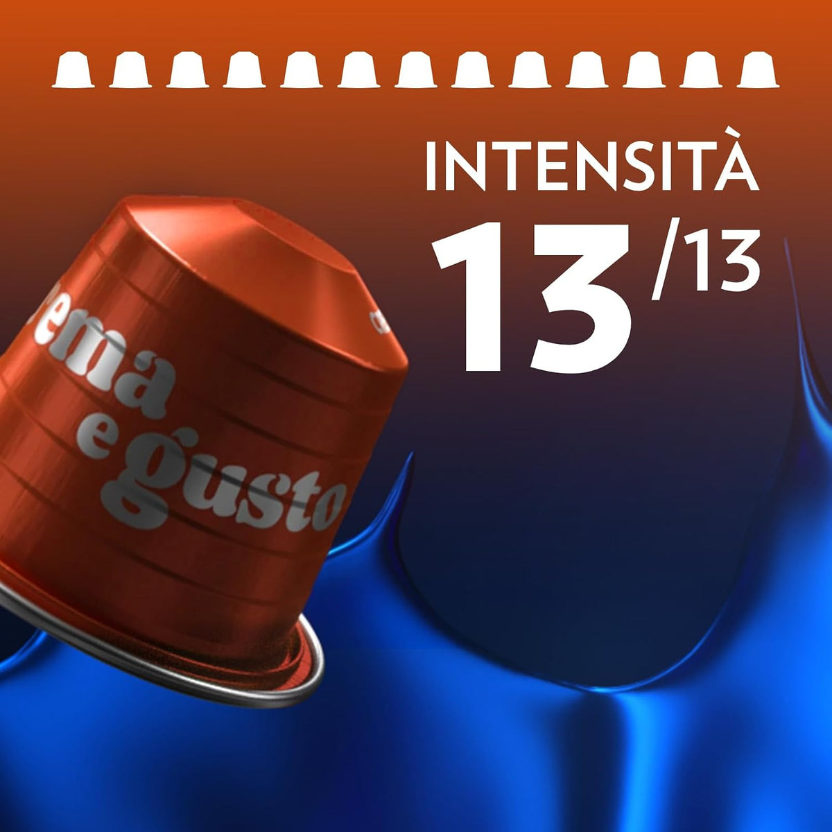 Lavazza Capsules Compatibles Nespresso® – Goût Fort – 10 pz