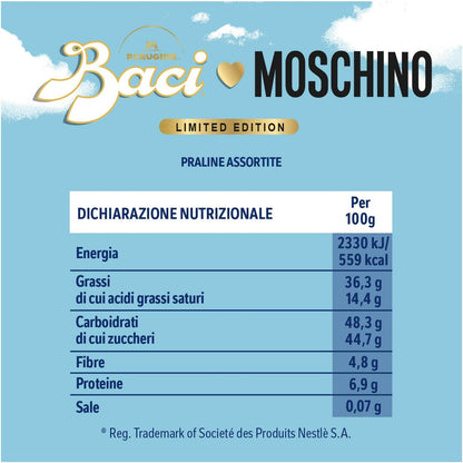 BACI PERUGINA - Moschino Cioccolatini Assortiti Scatola Regalo