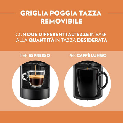 KIT- Macchina A Modo Mio con 108 capsule originali Lavazza Crema & Gusto