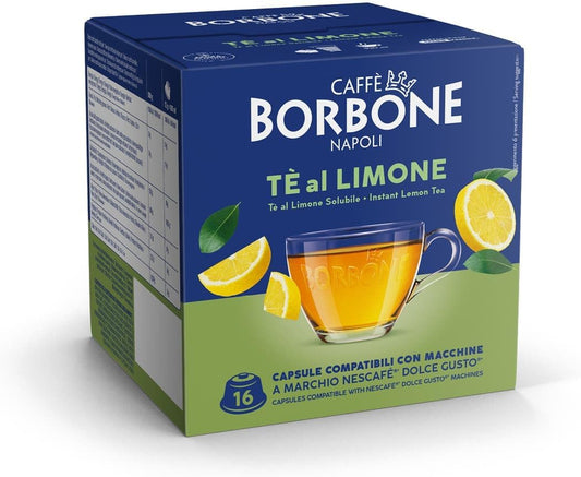 Borbone Capsule Compatibili Dolce Gusto® - Tè al Limone - 16 pz