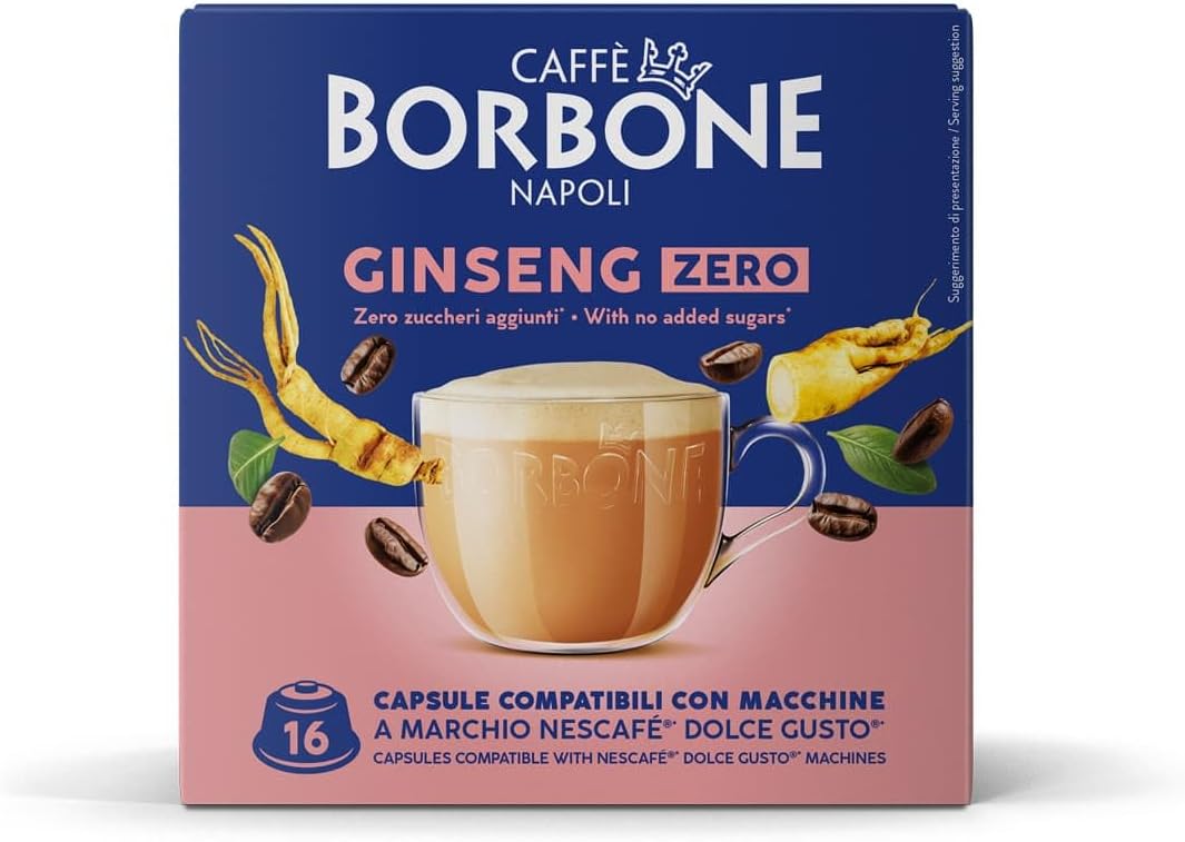 Borbone Capsule Compatibili Dolce Gusto® - Ginseng Zero - 16 pz