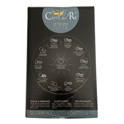Caffè Del Re | Cialde di Carta ESE 44 mm | Dolce e Cremoso -150 Cialde