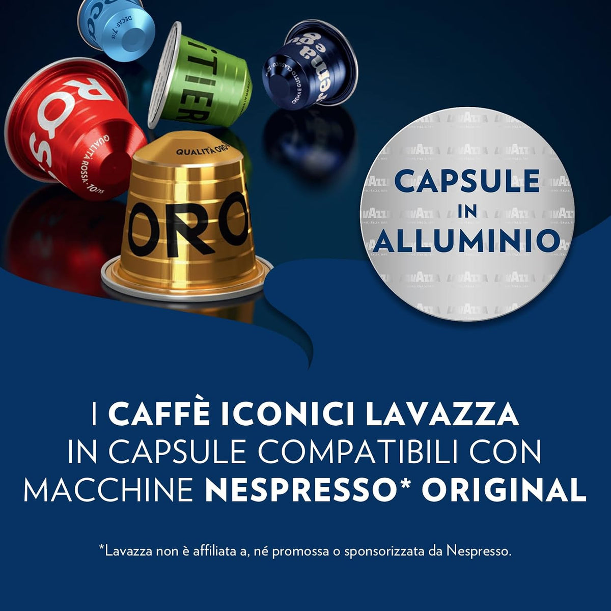 Lavazza Capsules Compatibles Nespresso® – Qualité Rouge – 10 pz