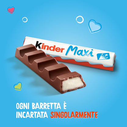 Kinder Maxi-  Barrette di Cioccolato al Latte Ripieno - 40 pz