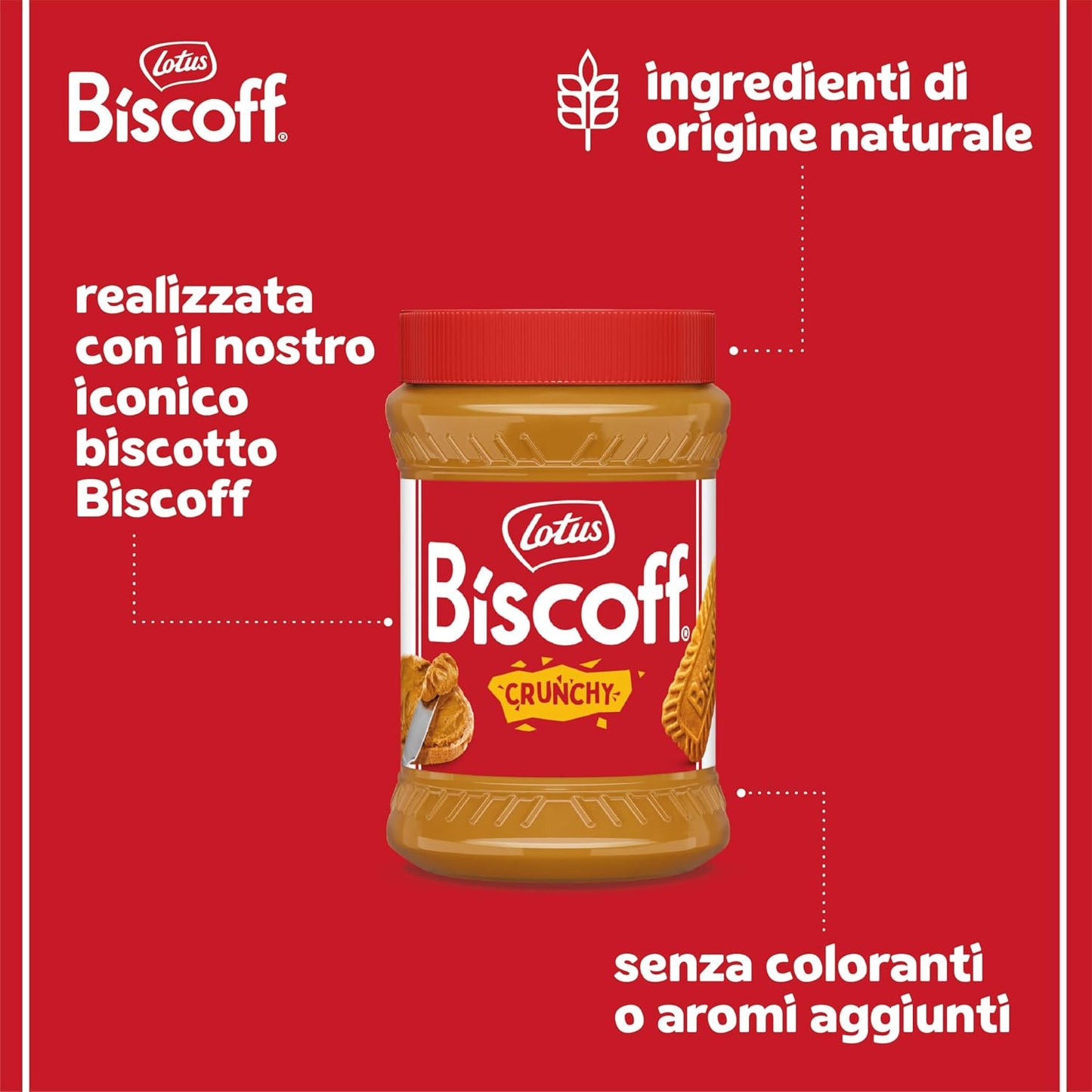 Lotus Biscoff Crema Crunchy 380gr
