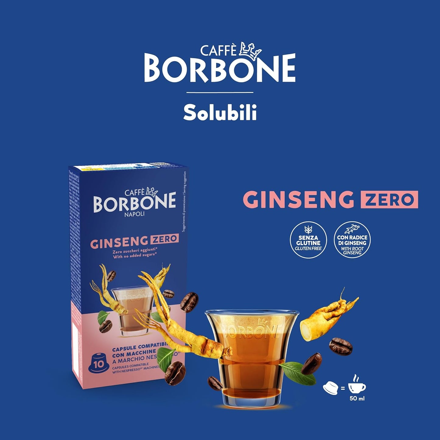 Borbone Capsule Compatibili Nespresso® - Ginseng Zero - 10 pz
