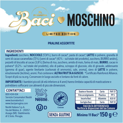 BACI PERUGINA - Moschino Cioccolatini Assortiti Scatola Regalo