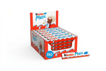 Kinder Maxi-  Barrette di Cioccolato al Latte Ripieno - 40 pz