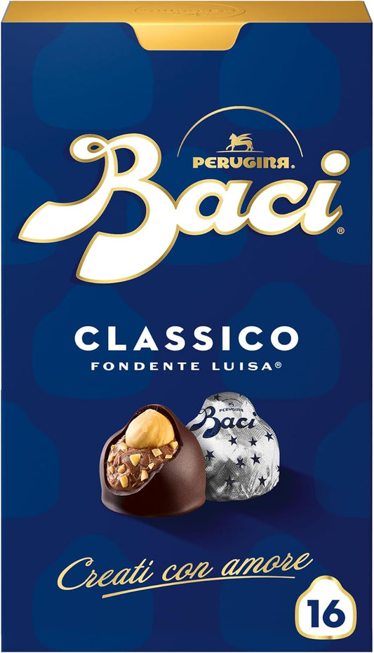 BACI PERUGINA Classico Cioccolatini Fondenti 200g - Scatola 16