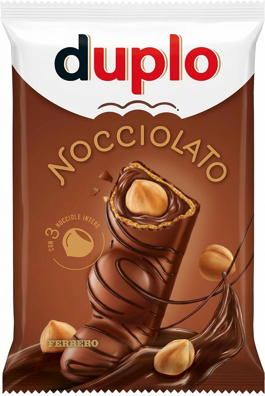 Ferrero Duplo - Barrette al Cioccolato e Nocciole - 25 pz