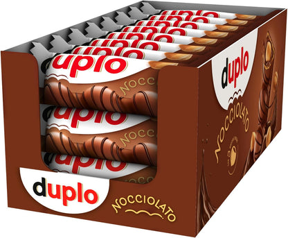 Ferrero Duplo - Barrette al Cioccolato e Nocciole - 25 pz