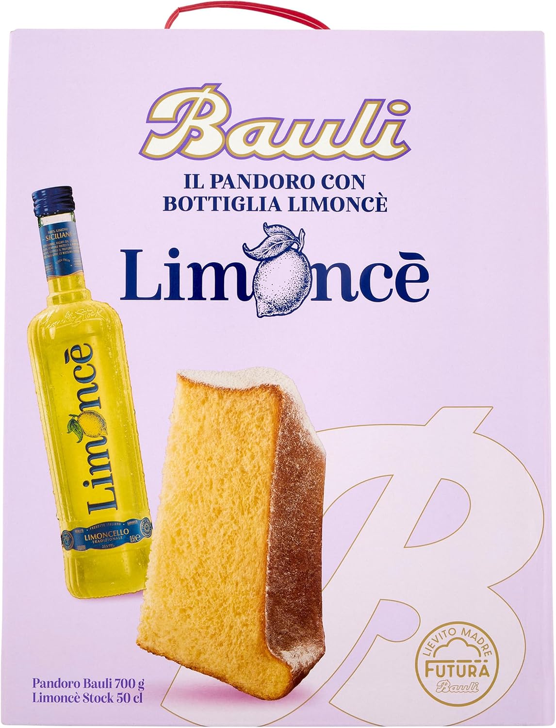 Bauli Limoncè Pandoro Bauli 700 g + Limoncè Stock 50 cl