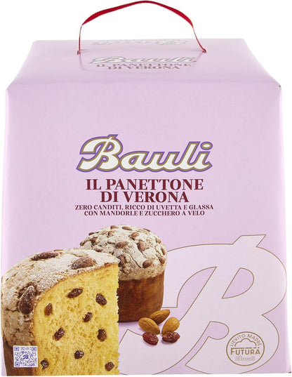 Bauli Il Panettone Verona – Dolce Tradizionale Natalizio con Uvetta – 1kg
