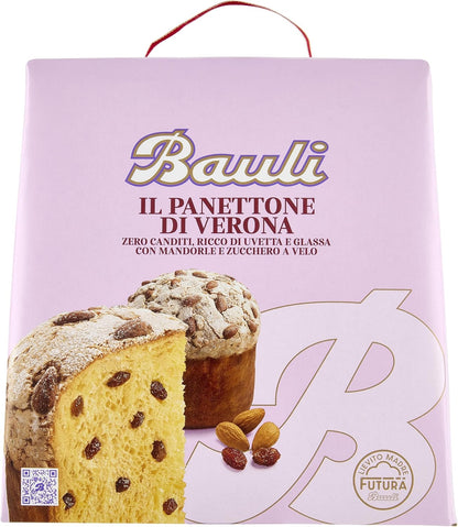Bauli Il Panettone Verona – Dolce Tradizionale Natalizio con Uvetta – 1kg