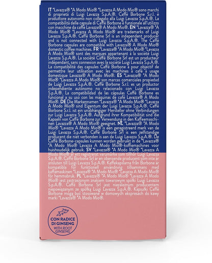 BORBONE Capsule Compatibili A Modo Mio® - Ginseng Zero - 16pz