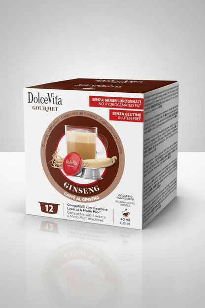 Dolce Vita Capsule Compatibili A Modo Mio® – Ginseng – 12 pz