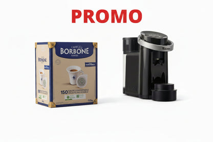 KIT - Macchina Bluemoon Borbone con 150 cialde miscela Red
