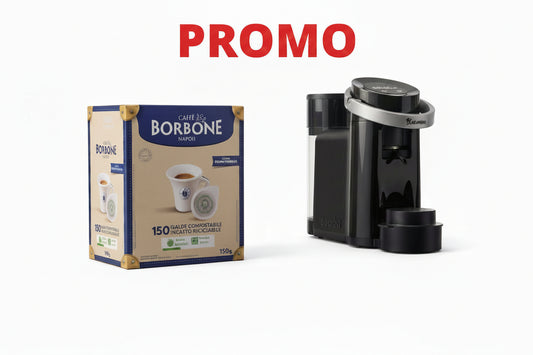 KIT - Macchina Bluemoon Borbone con 150 cialde miscela Red