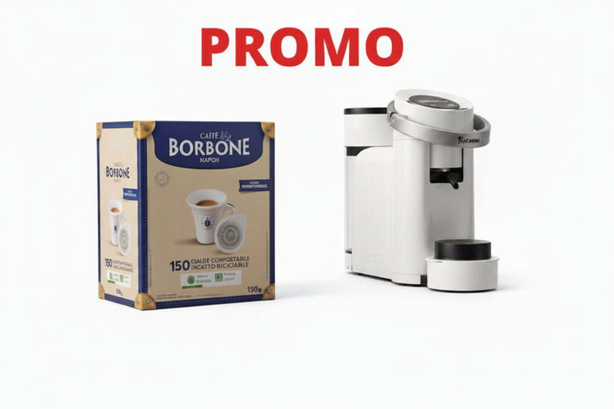 KIT - Machine Bluemoon Borbone avec 150 dosettes mélange Rouge