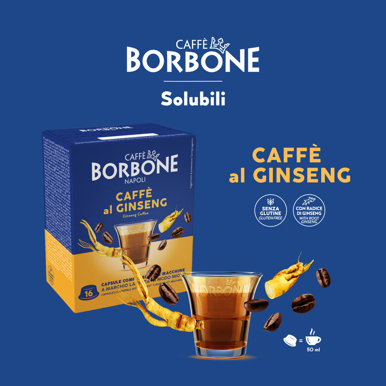 BORBONE Capsule Compatibili A Modo Mio® - Ginseng - 16pz